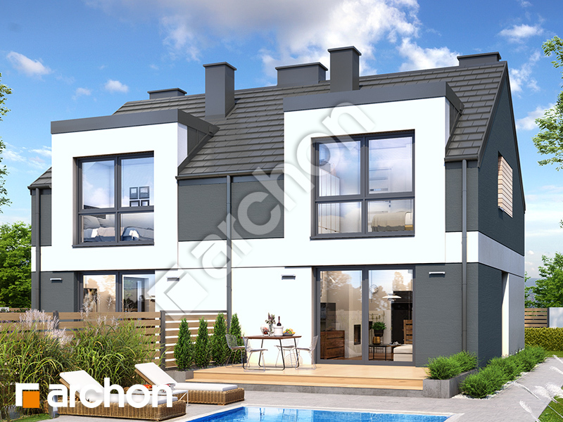 Dom w bylicach 5 (R2) - wizualizacja 2