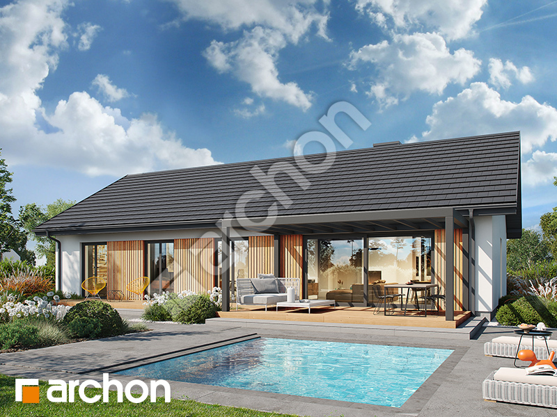 Dom w skalnicach 3 - wizualizacja 2