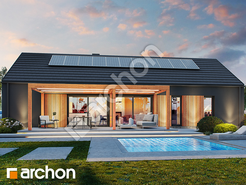 Dom w mennicach 2 (GE) OZE - wizualizacja 2