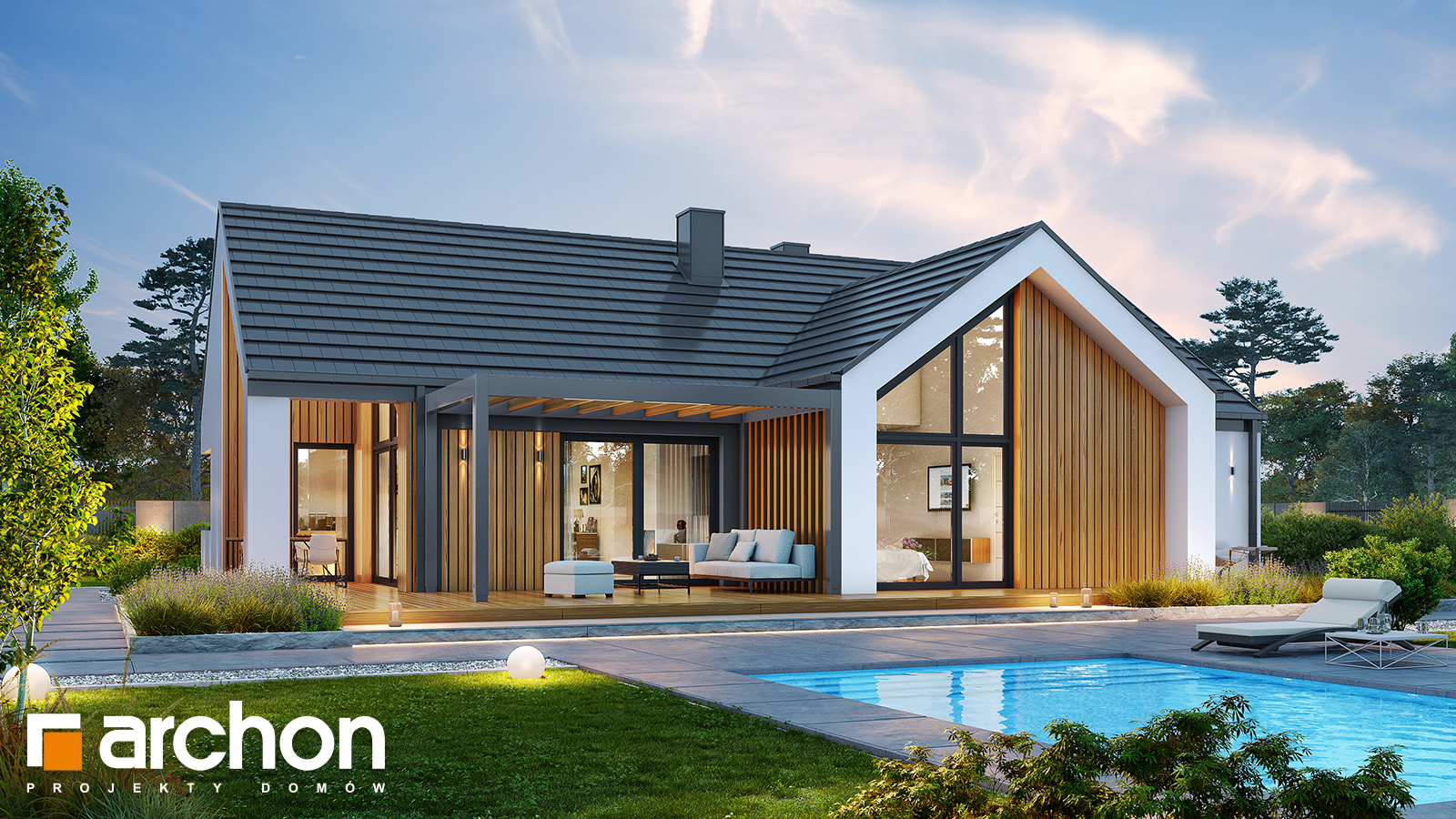 Dom w kosaćcach 53 (E) - stylizacja 2