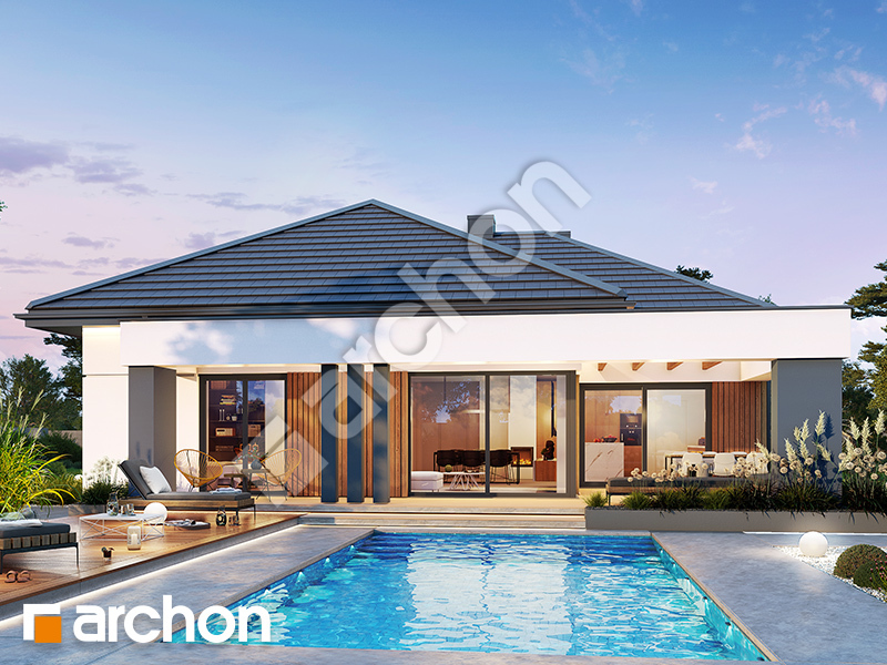 Dom pod złotokapem 2 (G2E) - wizualizacja 1