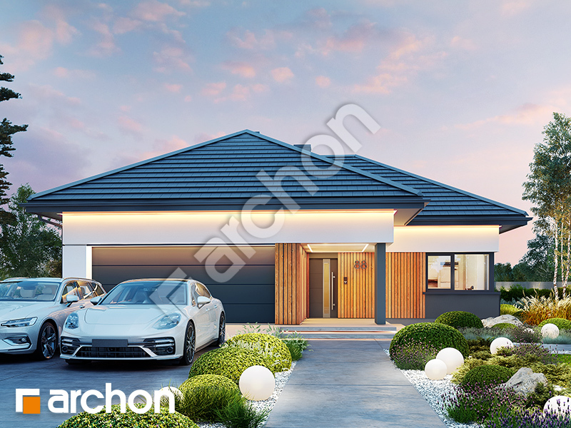 Dom pod złotokapem 2 (G2E) - wizualizacja 2