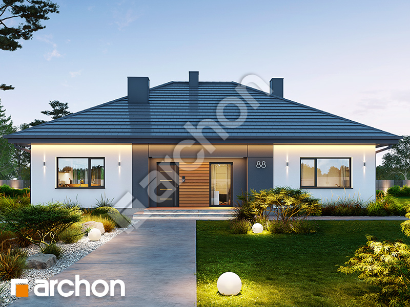 Dom w litodorach - wizualizacja 1