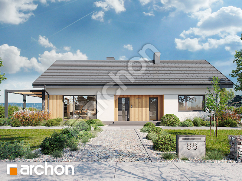 Dom w lipiennikach 11 - wizualizacja 2