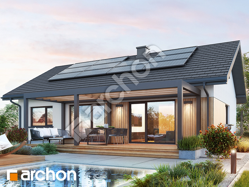 Dom w kruszczykach 22 (E) OZE - wizualizacja 2