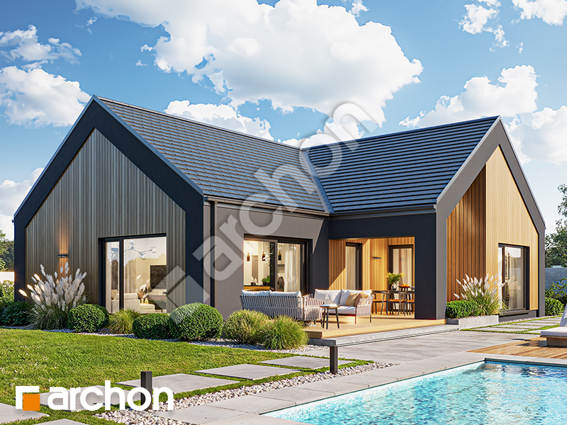 Dom w marunach (E) - wizualizacja 2