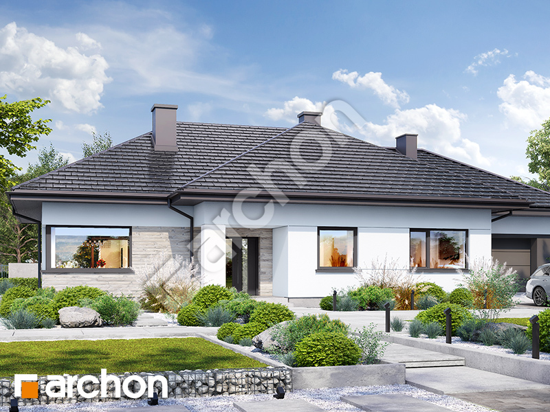 Dom w przebiśniegach 24 (G) - wizualizacja 1