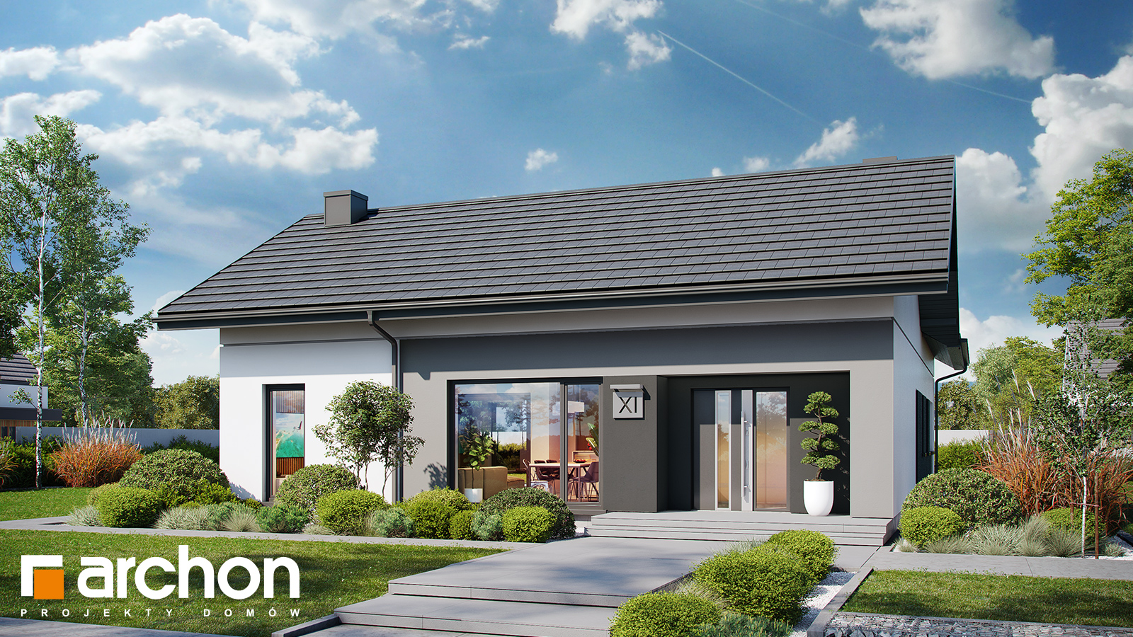 Dom w alkannach (E) - stylizacja 1