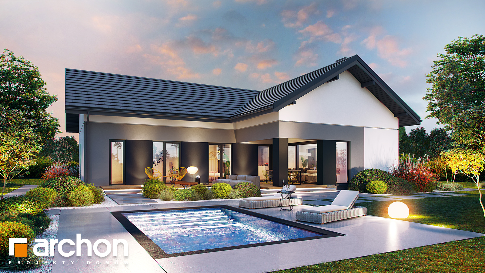 Dom w alkannach (E) - stylizacja 2