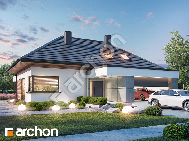 Dom w przebiśniegach 11 (G2E) OZE - wizualizacja 2