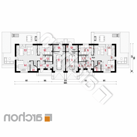 Dom w malinówkach 14 (GR2) | rzut parteru