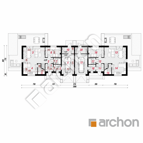 Dom w malinówkach 14 (GR2) | rzut parteru