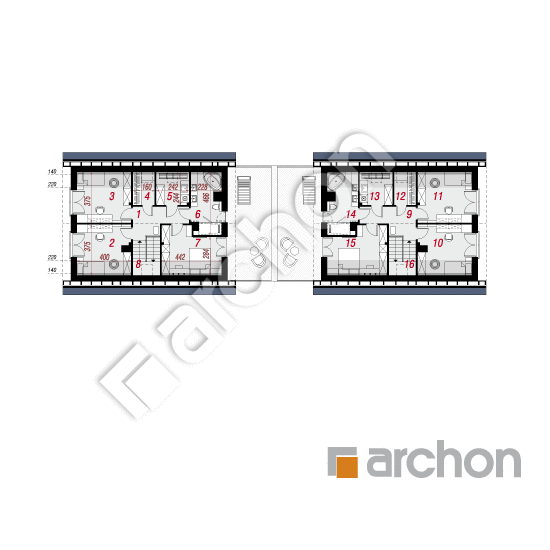 Dom w malinówkach 14 (GR2) | rzut poddasza
