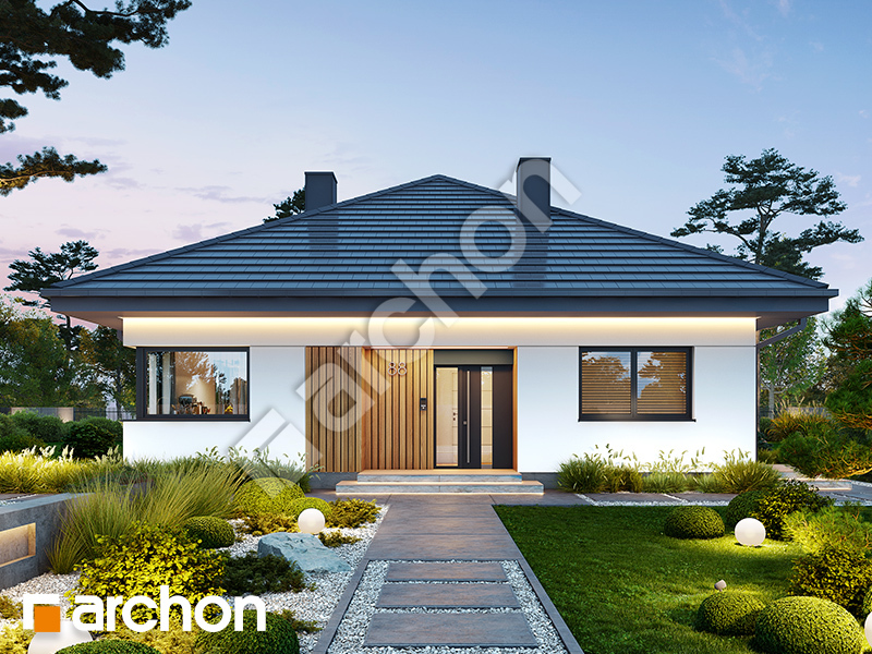 Dom w renklodach 20 (A) - wizualizacja 1