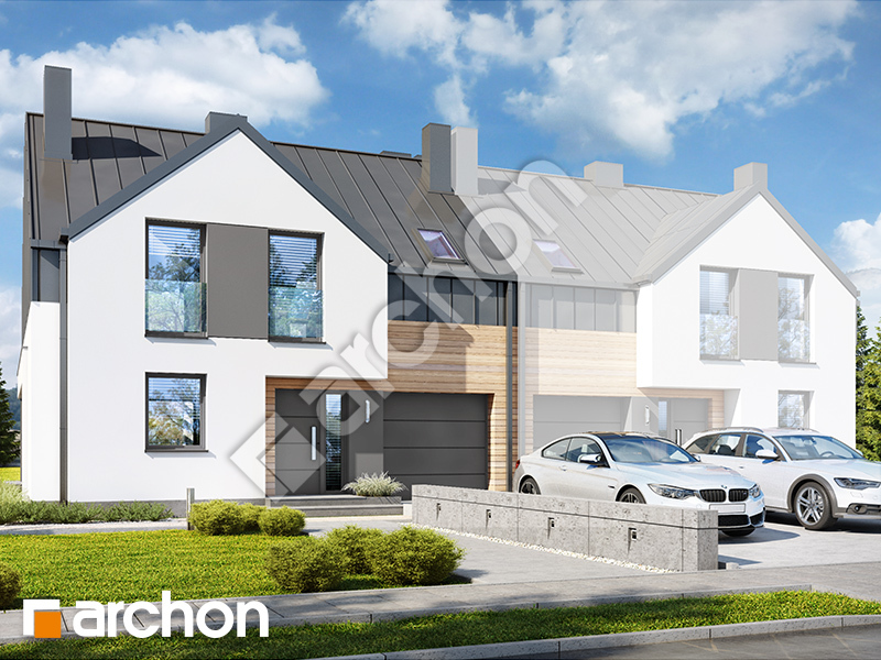 Dom w gunnerach 2 (B) ver.2 - wizualizacja 1