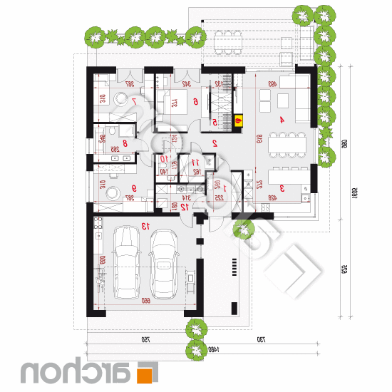 Dom w tymotkach 2 (G2E) | rzut parteru