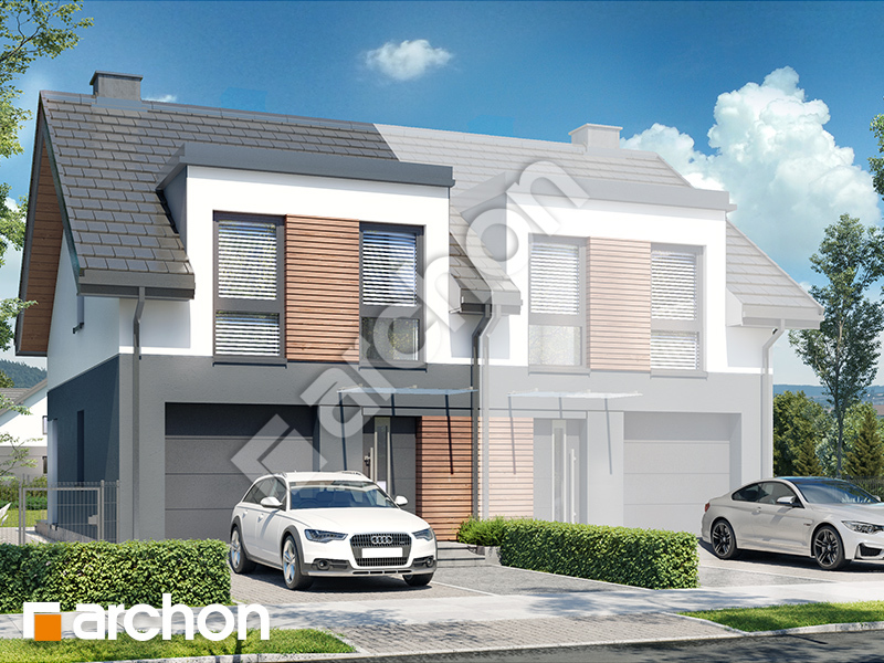 Dom w riveach 16 (GB) ver.2 - wizualizacja 1