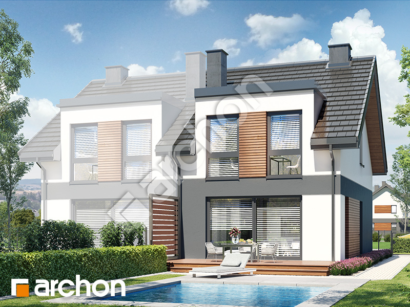 Dom w riveach 16 (GB) ver.2 - wizualizacja 2