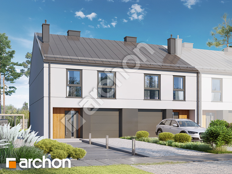 Dom pod miłorzębem 12 (GR2BA) ver.2 - wizualizacja 1