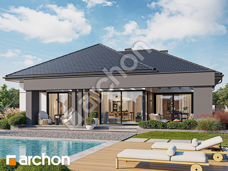 Dom pod złotokapem 2 (GE) - wizualizacja 2