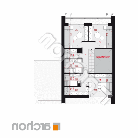 Dom w sanwitaliach 2 (G2E) | rzut poddasza