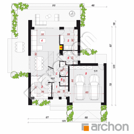 Dom w sanwitaliach 2 (G2E) | rzut parteru