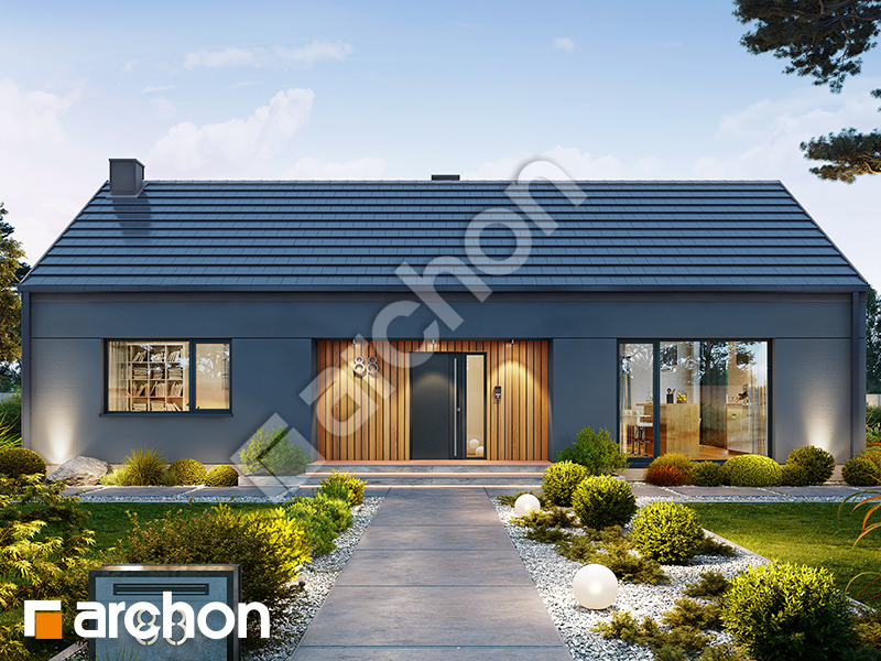 Dom w bakopach (E) - wizualizacja 2