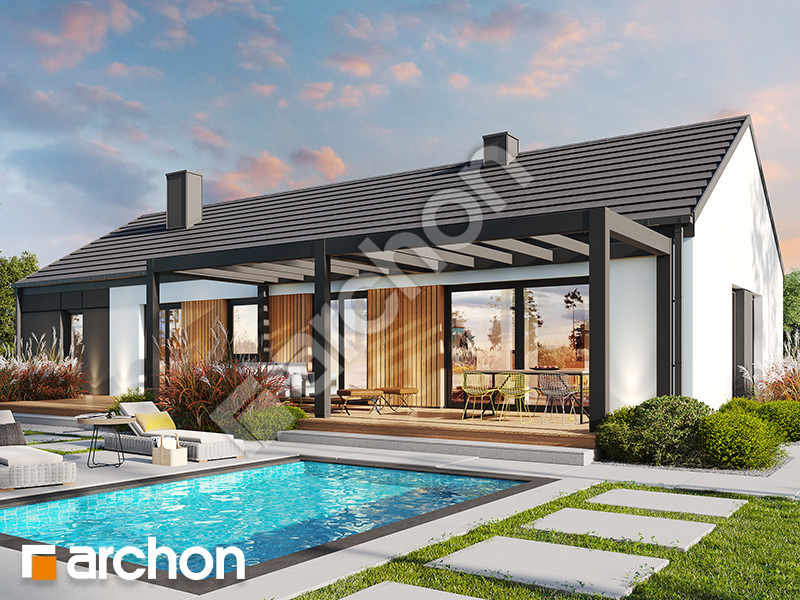 Dom w kruszczykach 20 (GE) - wizualizacja 2