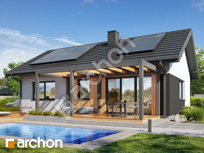 Dom w kruszczykach 21 (E) OZE - wizualizacja 2