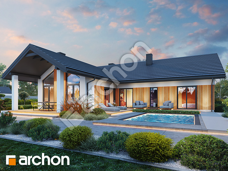 Dom w marzankach 5 - wizualizacja 1