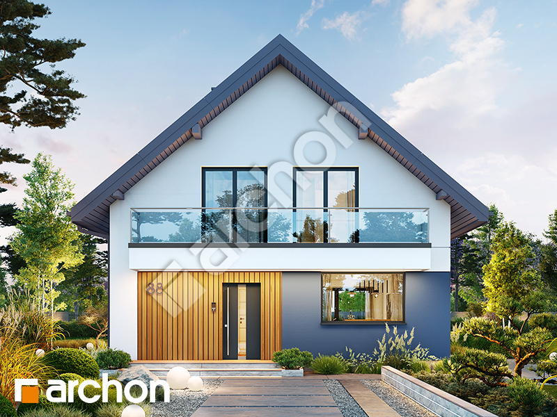 Dom w szkarłatkach 6 (E) - wizualizacja 1