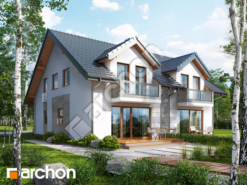 Dom pod miłorzębem 7 (GR2) ver.2 - wizualizacja 2